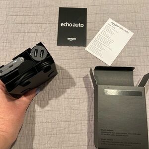 Amazon Echo Auto (1st Gen) – In Car Alexa – Complete Set w/ Box & Accessories